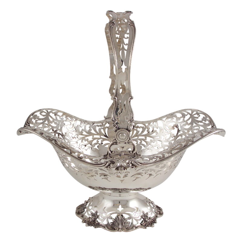 Large Sterling Silver Basket