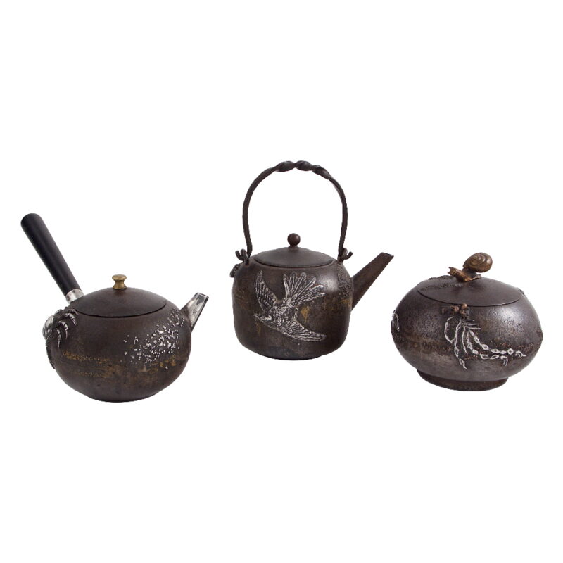 Antique Mixed Metal Iron Pots
