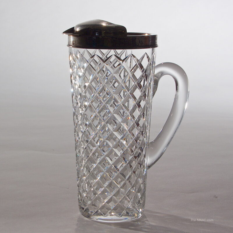 Silver and Glass Cocktail Pitcher