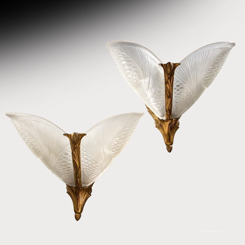 Pair of French Art Deco Wall Sconces