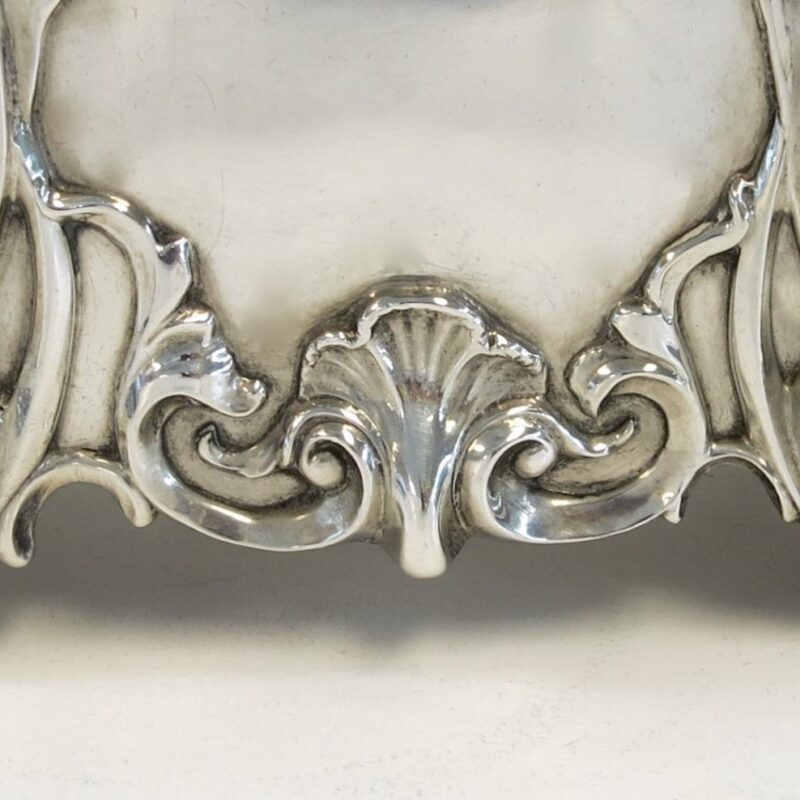 Antique Sterling Silver Clock - Image 4