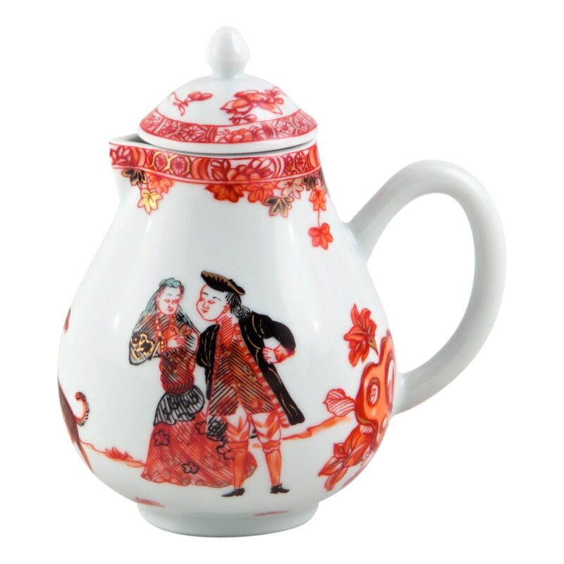 A Fine and Rare Chinese Export Yongzheng Creamer & Lid