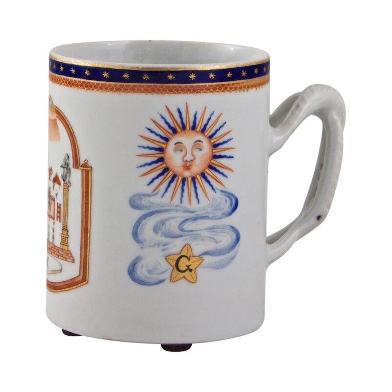 Exceptionally Fine Masonic Mug - Image 2