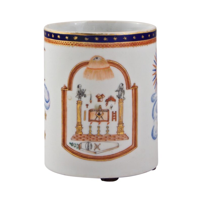 Exceptionally Fine Masonic Mug