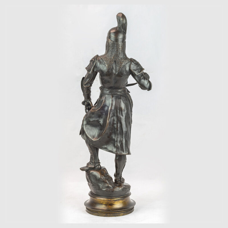 A Fine Patinated Bronze Sculpture of a Manchu Tartar by Barye - Image 2