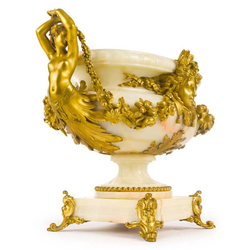 A Fine Louis XVI Gilt Bronze Mounted Onyx Centerpiece - Image 3