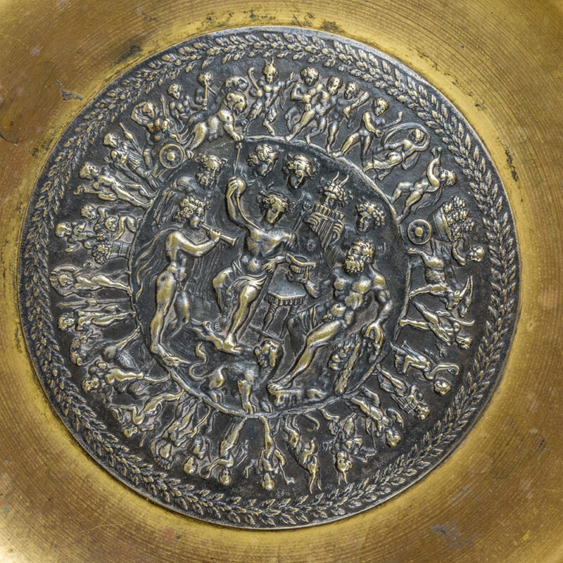 Fine Quality Napoleon III Silvered and Gilt Bronze Figural Tazza - Image 2