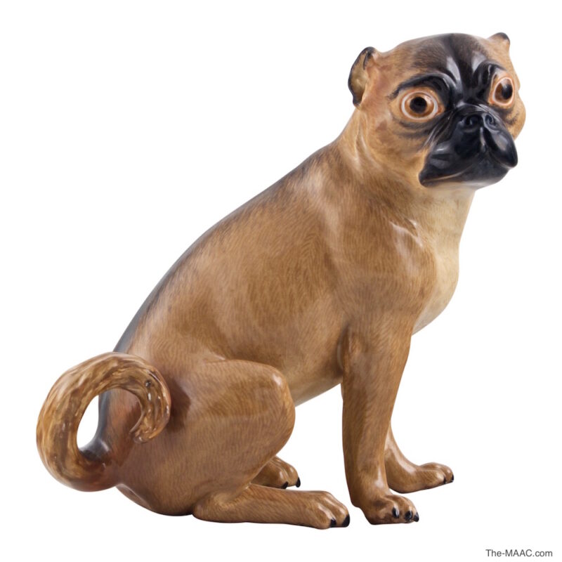 A Fine Meissen Dog
