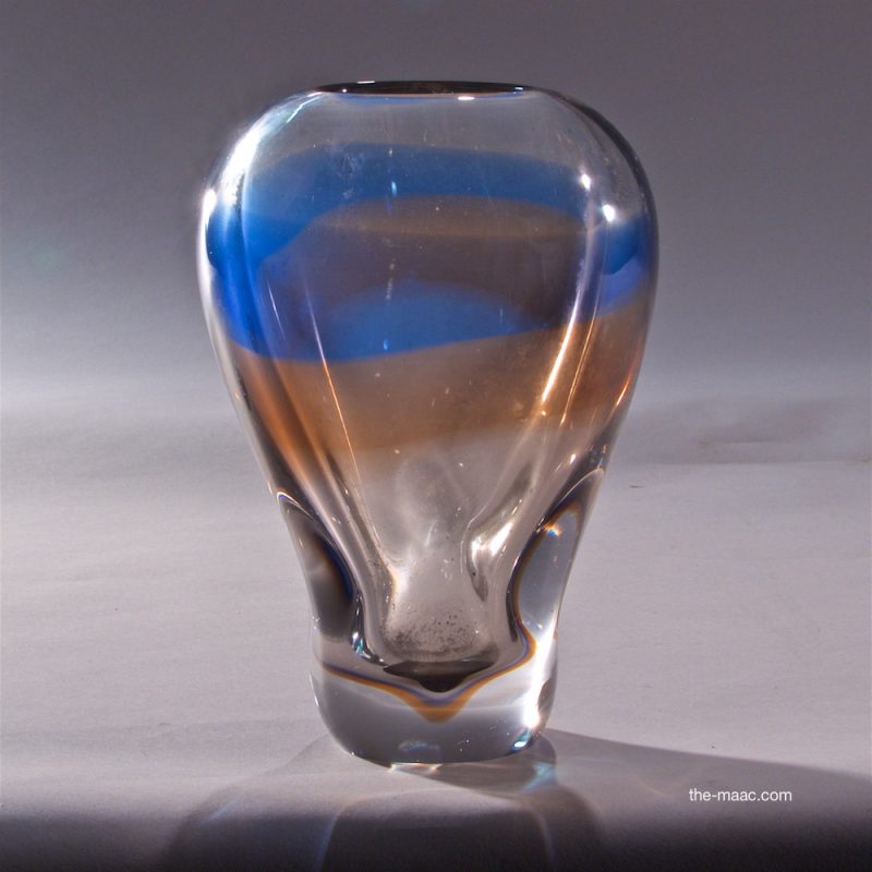 Mid Century Modern Glass Vase - at The Manhattan Art & Antiques Center
