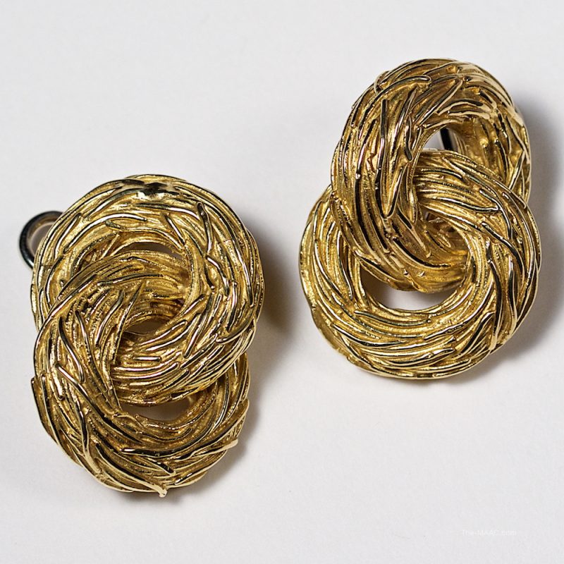 Gold Earrings by Van Cleef & Arpels - at Manhattan Art & Antiques Center