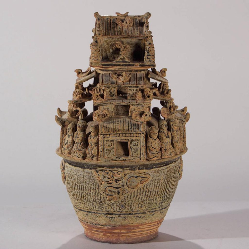 Funerary Pottery Jar - at auction - at Manhattan Art & Antiques Center's Auction