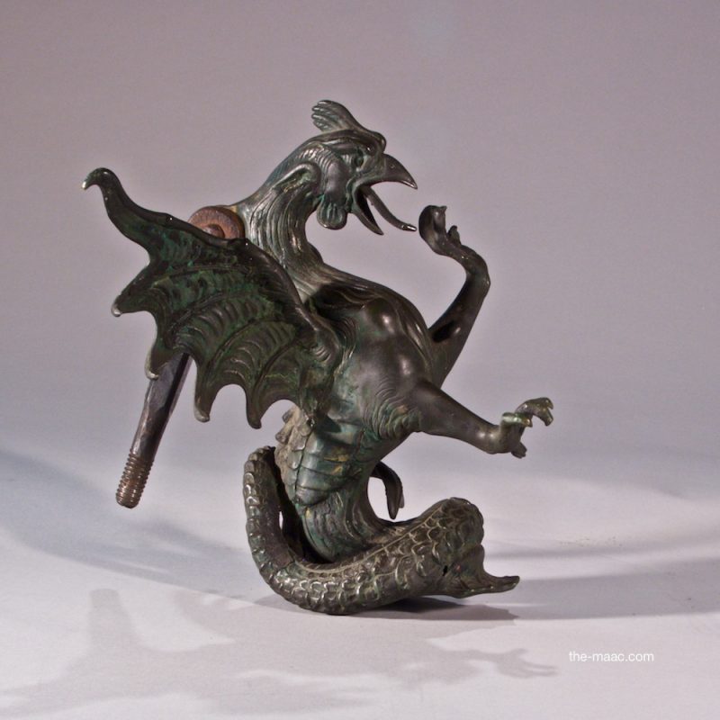 Dragon Architectural Ornament: Bronze, European - at Manhattan Art & Antiques Center 