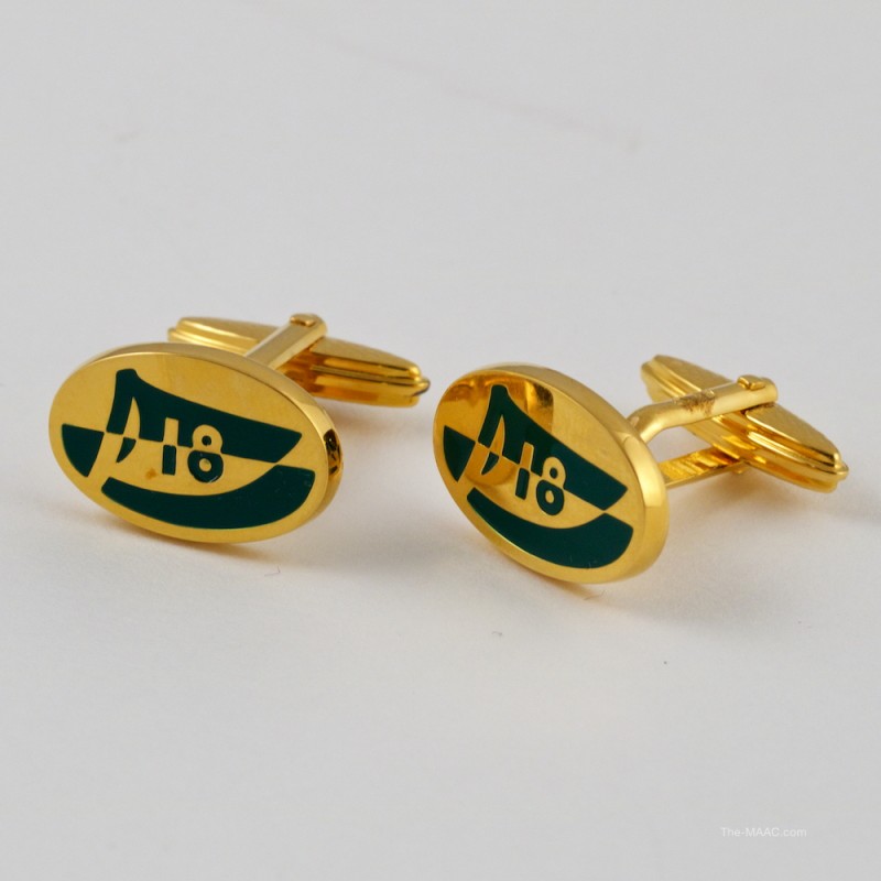 Two Pairs of Golf Cufflinks by Dunhill