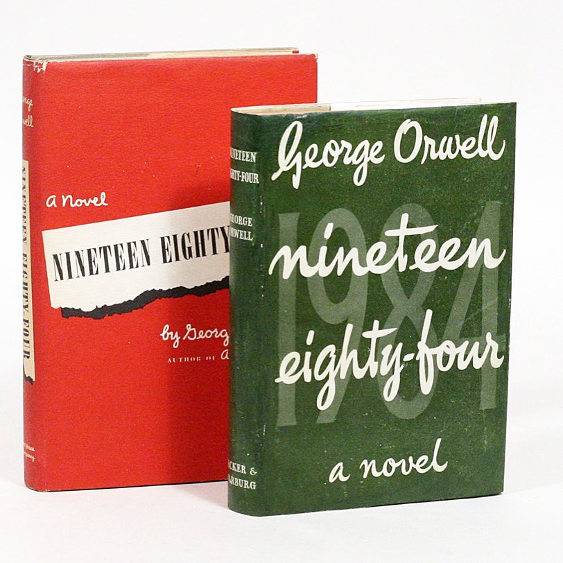 George Orwell's 1984 - at Manhattan Rare Books - at The Manhattan Art & Antiques Center 