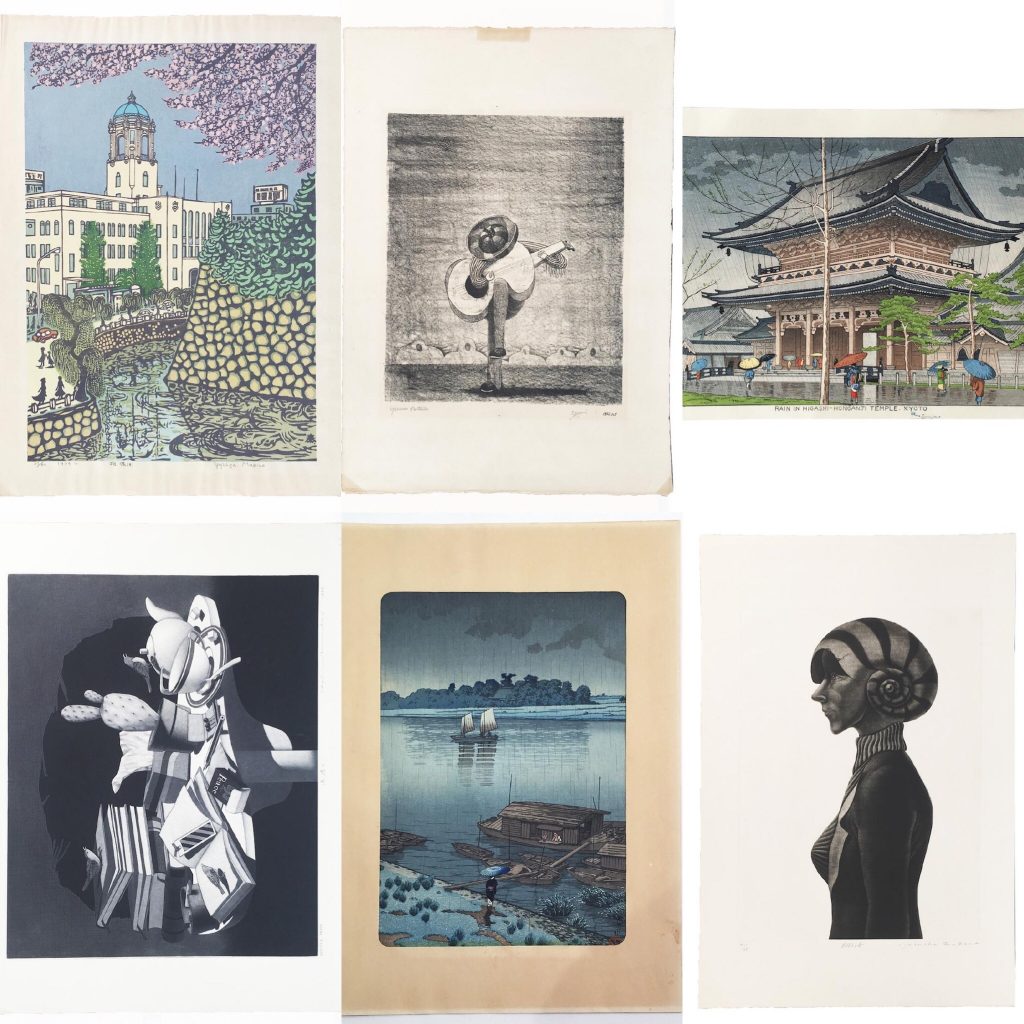Woodblock Prints - at the Manhattan Art and Antiques Center's January Sale