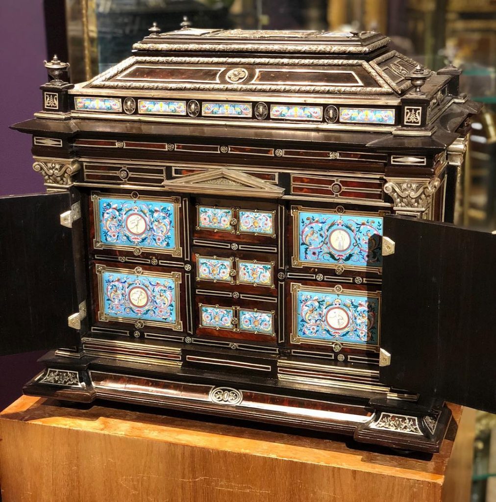 Austrian Enameled Jewelry Box - at The Manhattan Art and Antiques Center