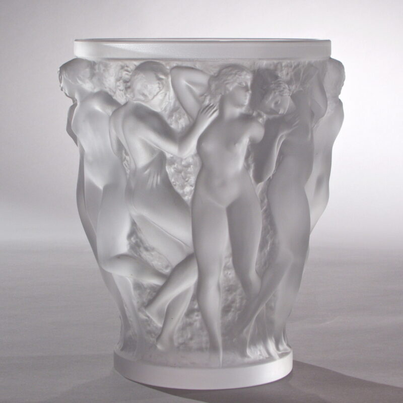 Large Lalique Crystal Vase