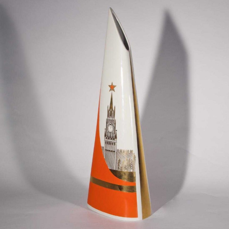 Unusual Russian 1960s Kremlin Vase