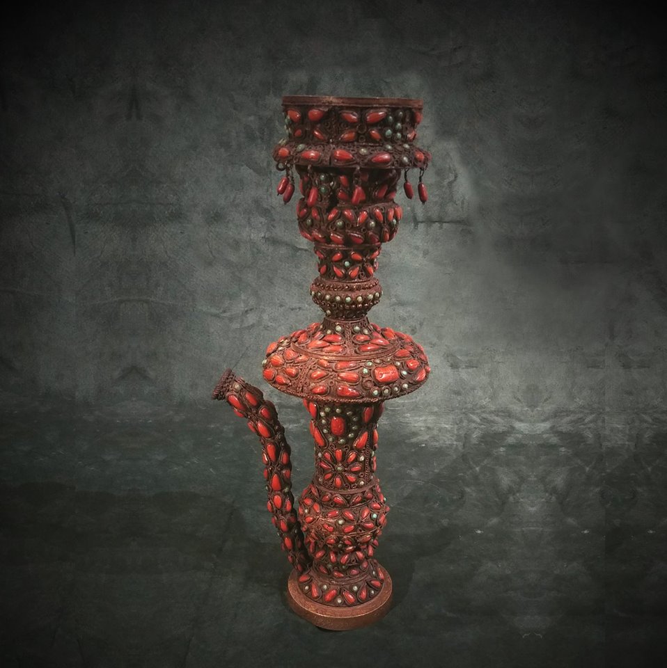 Ottoman Turkish nargile (water pipe) - 18th -19th Century -at Anavian Gallery - at Manhattan Art and Antiques Center