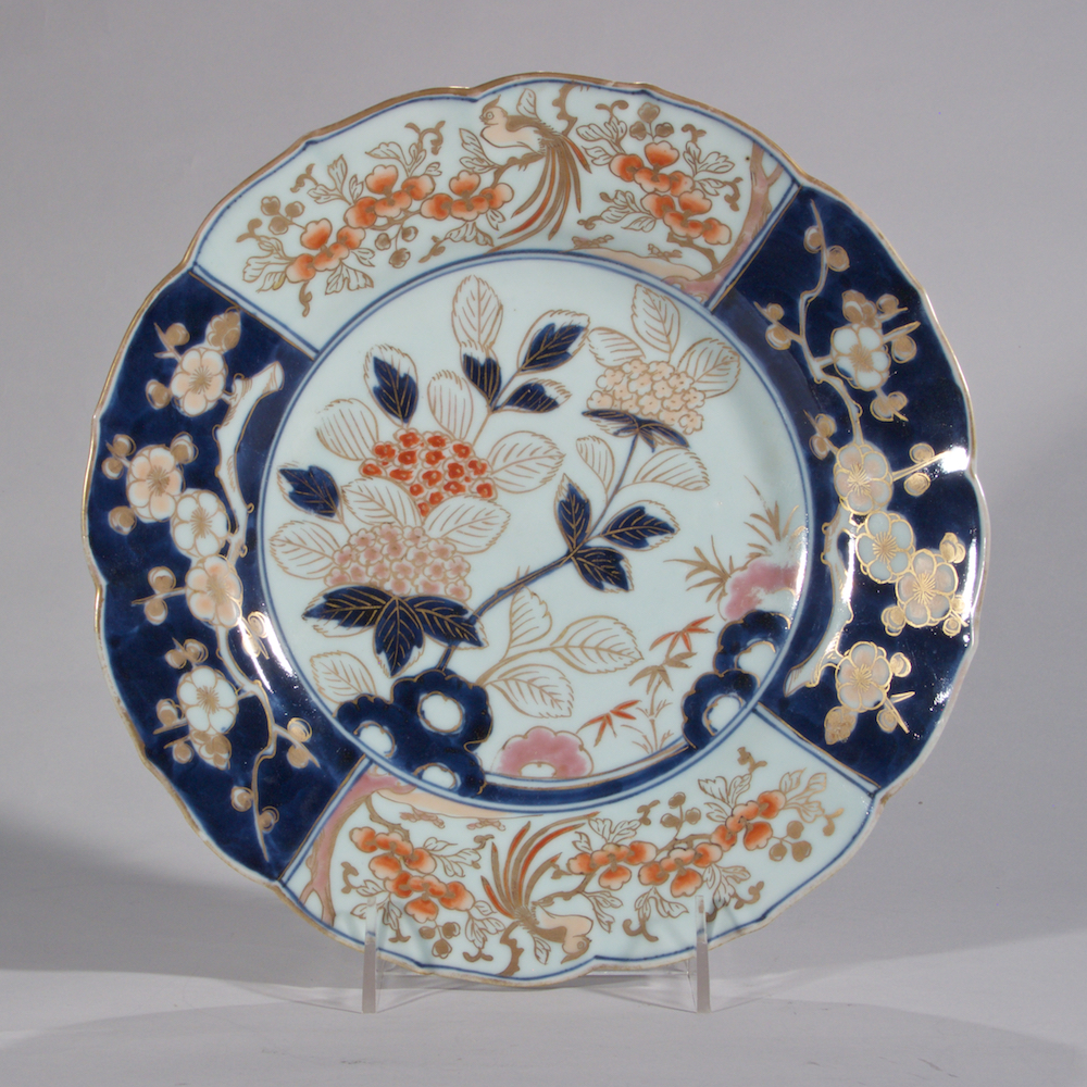 Fine Set of Six 18th Century Japanese Plates - at Suchow & Seigel Antiques - at the Manhattan Art and Antiques Center
