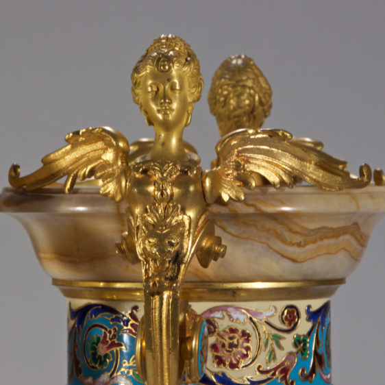 gold urn