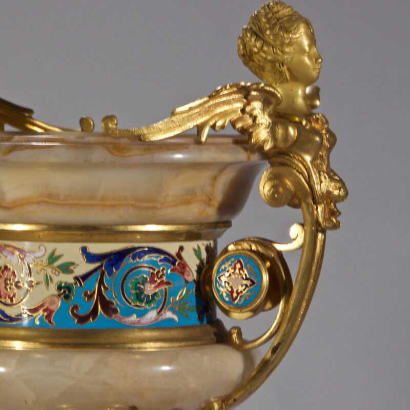 gold urn
