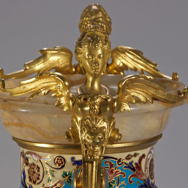 gold urn