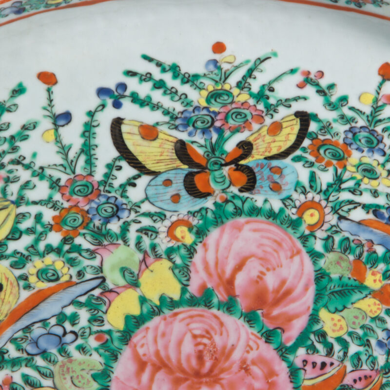 white dish close up