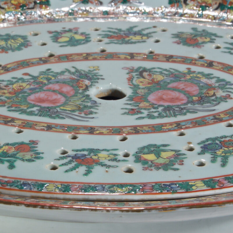 white dish close up