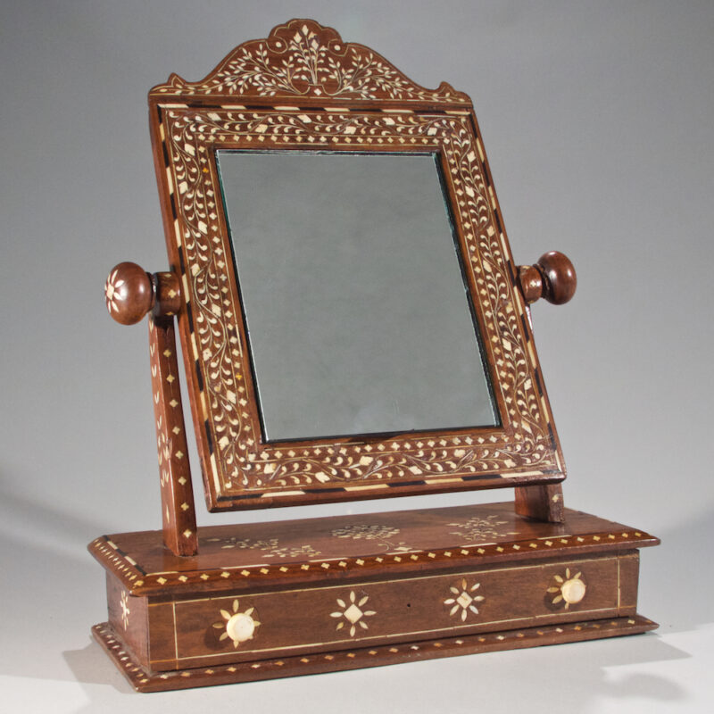 Indian Inlayed Travel Mirror