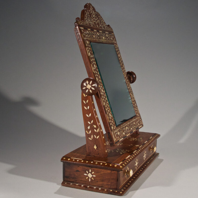 Indian Inlayed Travel Mirror