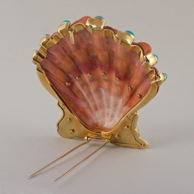 Verdura Shell Brooch