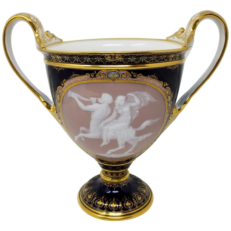 Meissen Vase of a Neoclassical Maiden 