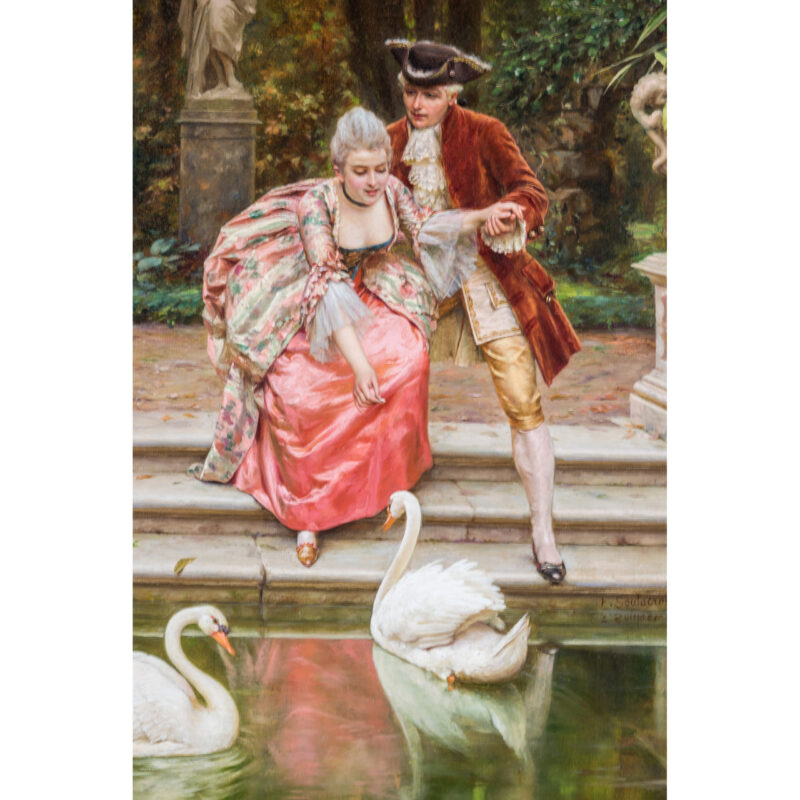 A Fine Oil Painting by Frederic Soulacroix