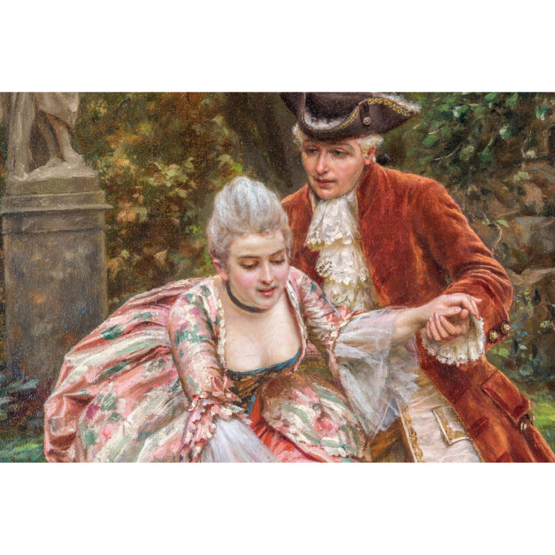 A Fine Oil Painting by Frederic Soulacroix