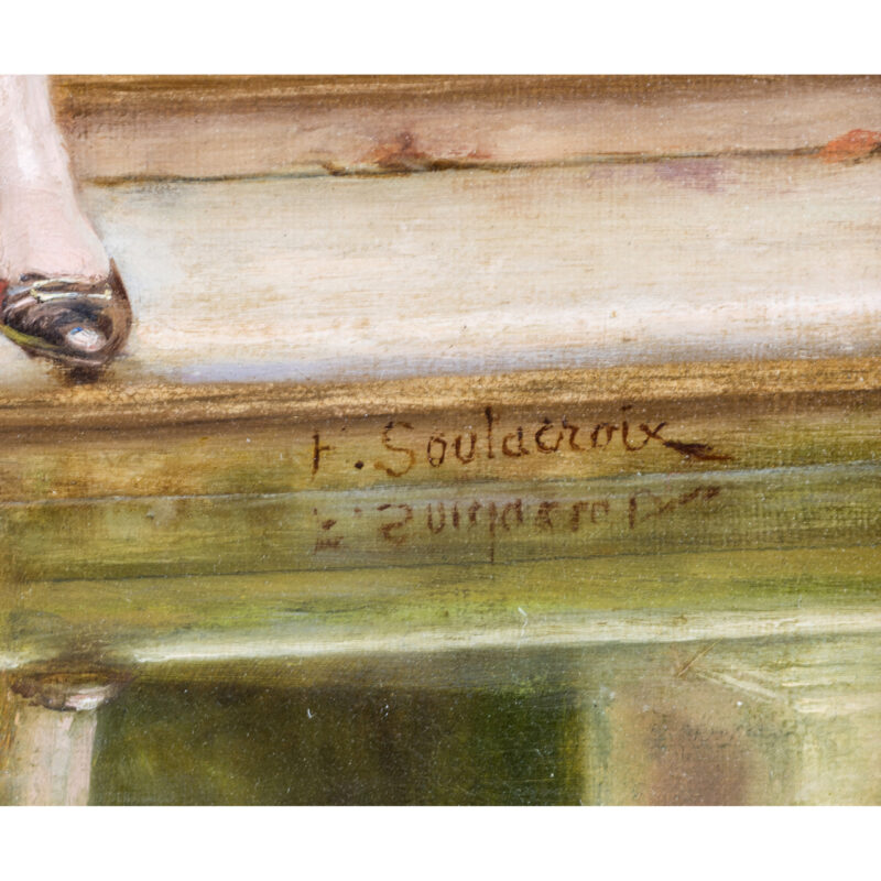 A Fine Oil Painting by Frederic Soulacroix