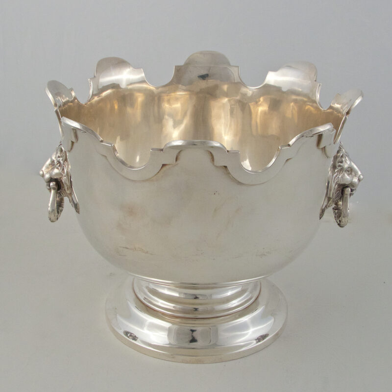 English Sterling Silver Monteith Bowl