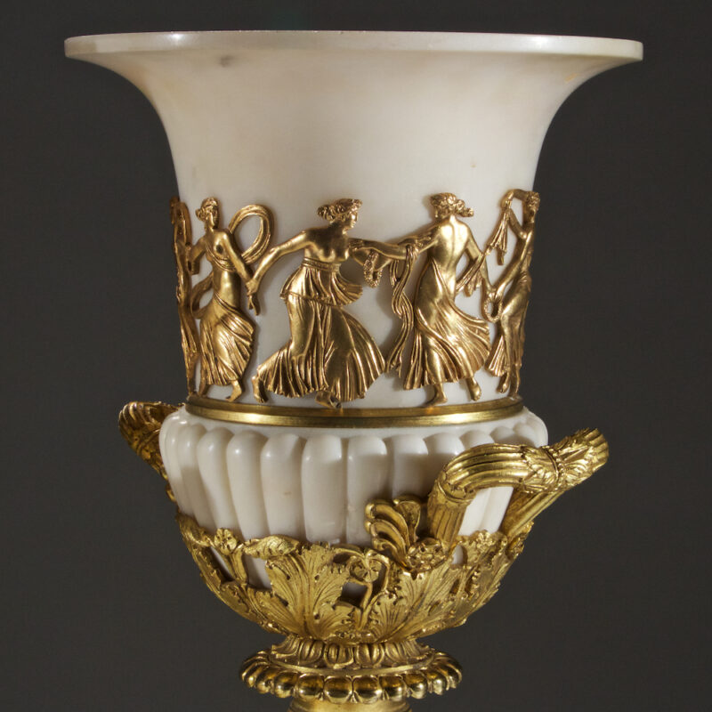A Fine Pair of Antique Neoclassical Vases - Image 4