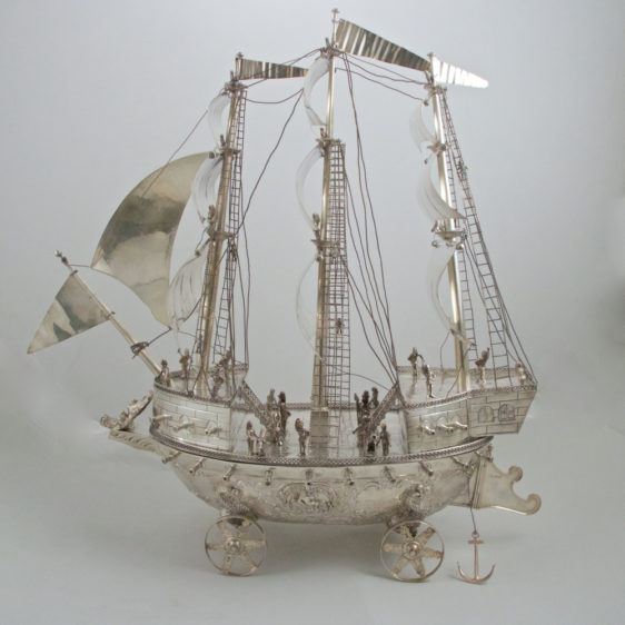 Stunning English Hallmarked Sterling Silver Neff (Sailing Ship)