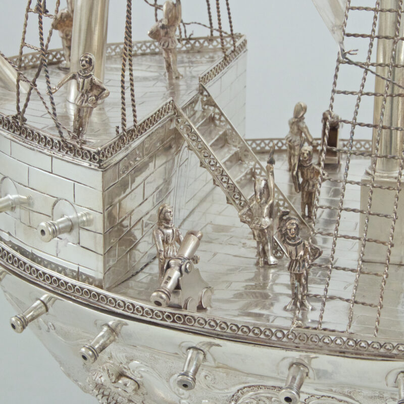 Stunning English Hallmarked Sterling Silver Neff (Sailing Ship)