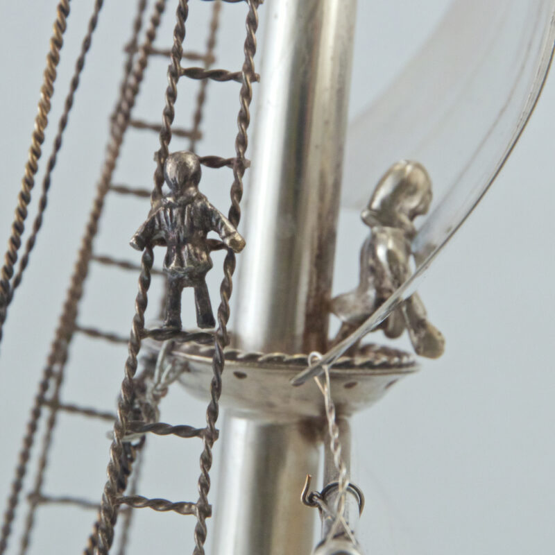 Stunning English Hallmarked Sterling Silver Neff (Sailing Ship)