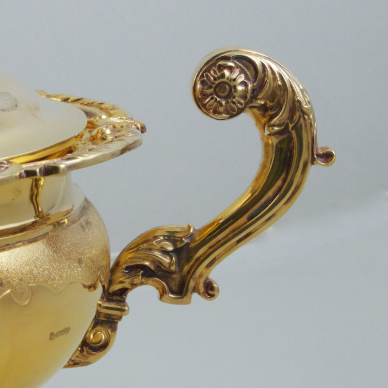 Tiffany Sterling Silver Gilt Oval Centerpiece, Jardiniere, Tureen