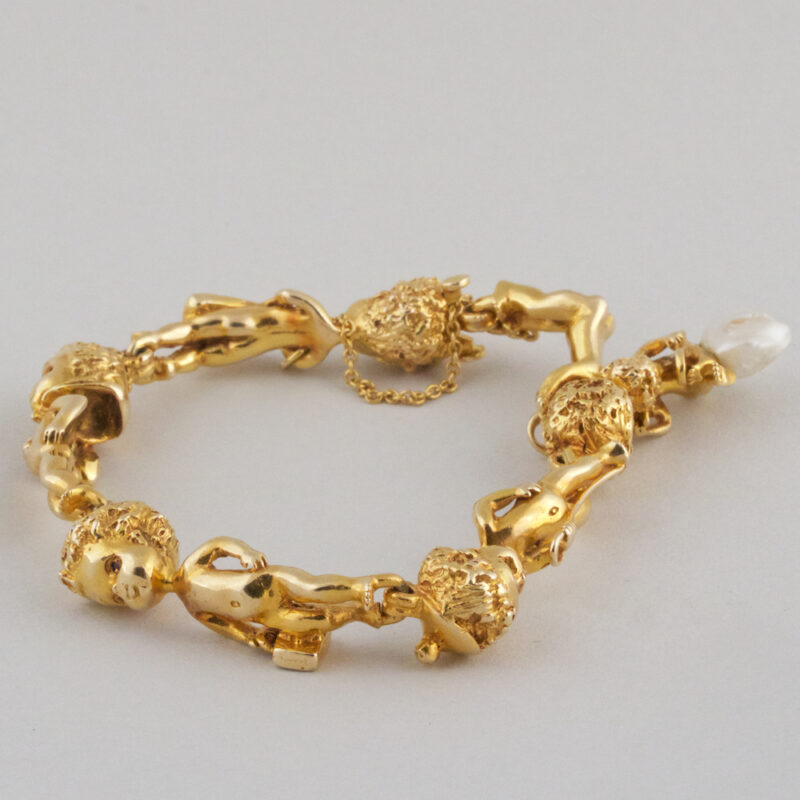 14K William Ruser Children of the Week Bracelet