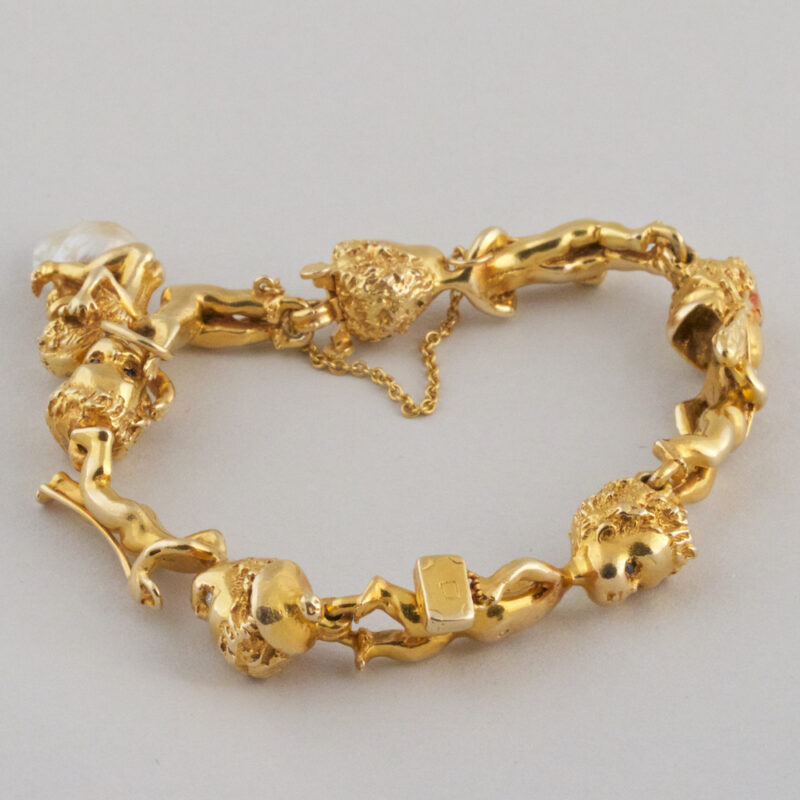 14K William Ruser Children of the Week Bracelet