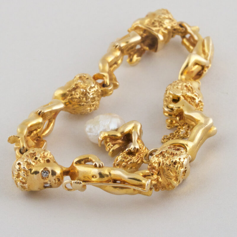 14K William Ruser Children of the Week Bracelet