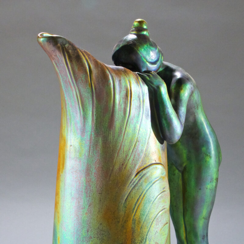 Zsolany Eosin Art Nouveau Pitcher