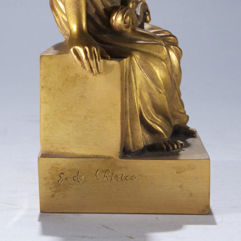 Giorgio De Chirico "La Musa" Sculpture