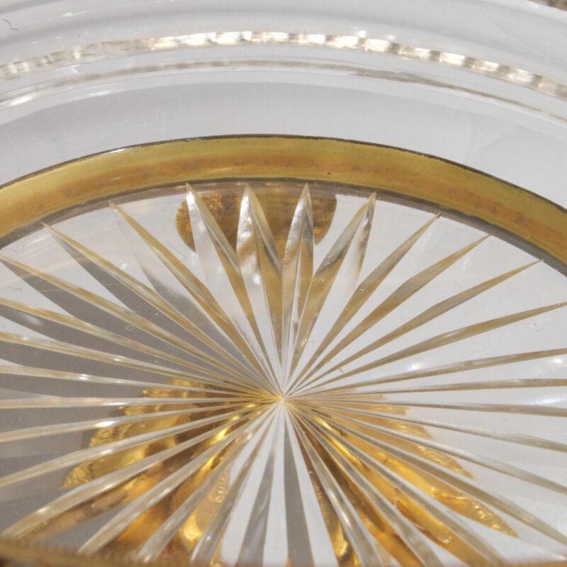 A Fine French Ormolu and Glass Centerpiece