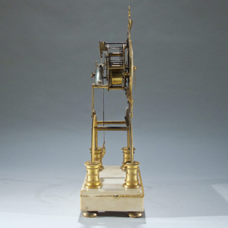 Louis XVI Style Gilt Bronze Mantel Clock