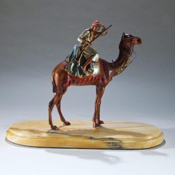 Austrian Bronze of Arab on Camel